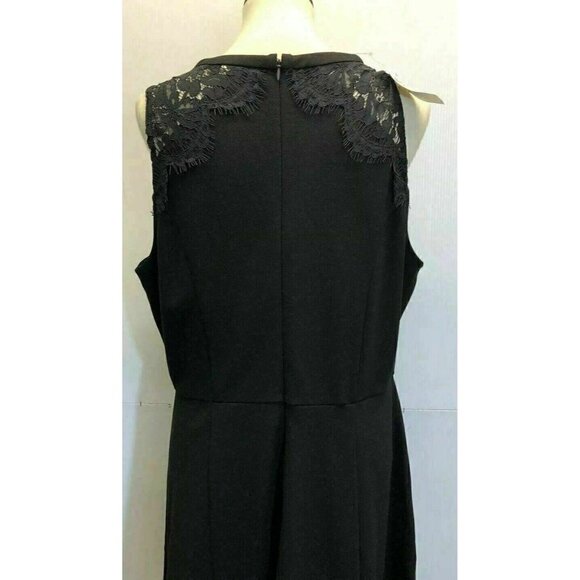 Maison Jules  Lace-Inset Fit Flare Dress XXL - Picture 7 of 7